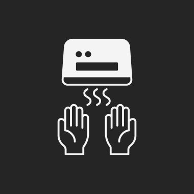 42761954 - hand dryer icon